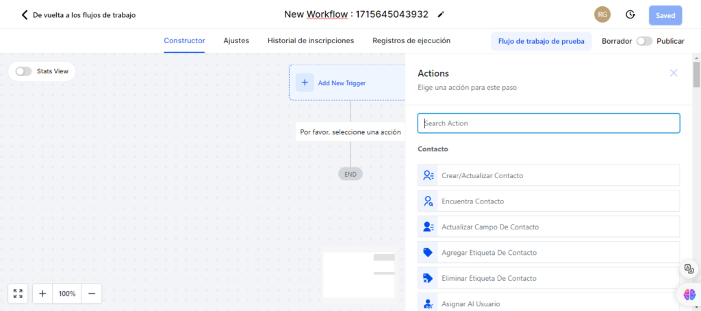 Captura de pantalla de Automatización de notificaciones por formulario de contacto: comunicación eficaz en Go High Level